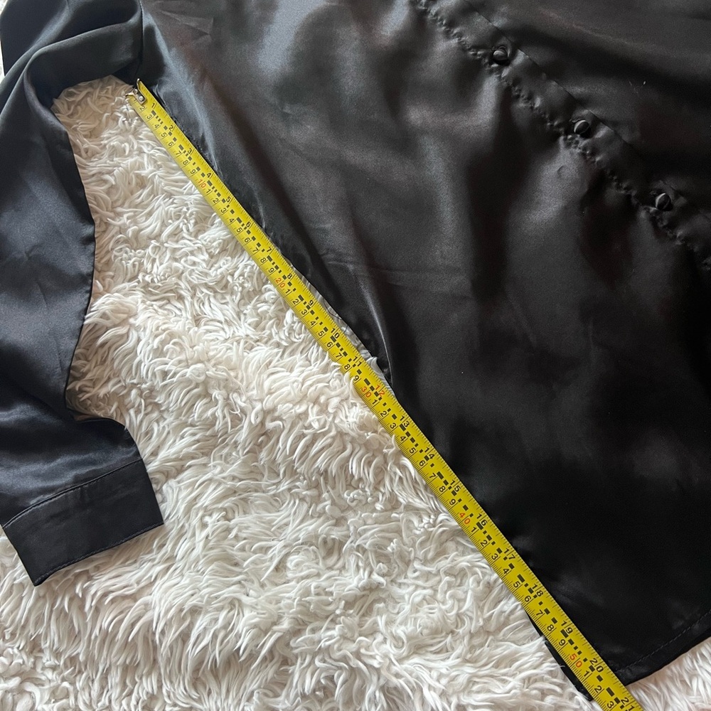 Princess Polly 90210 Black Satin Dress - Picture 6 of 10